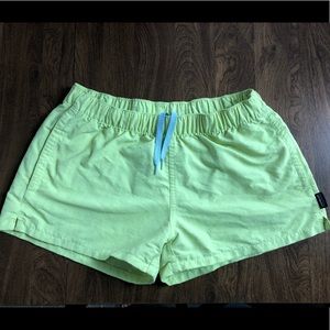 Neon Patagonia Barely Baggies Shorts